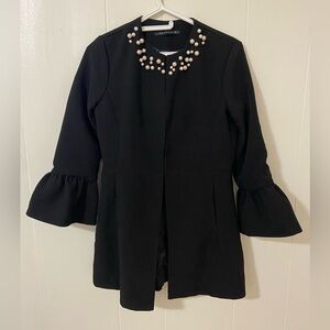 Pearl detail fancy fall Jacket